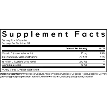Liposomal NAC+ Platinum - Vegan America