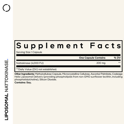 Liposomal Nattokinase - Vegan America