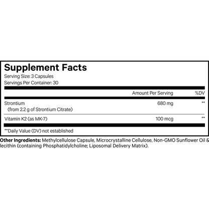 Liposomal Strontium