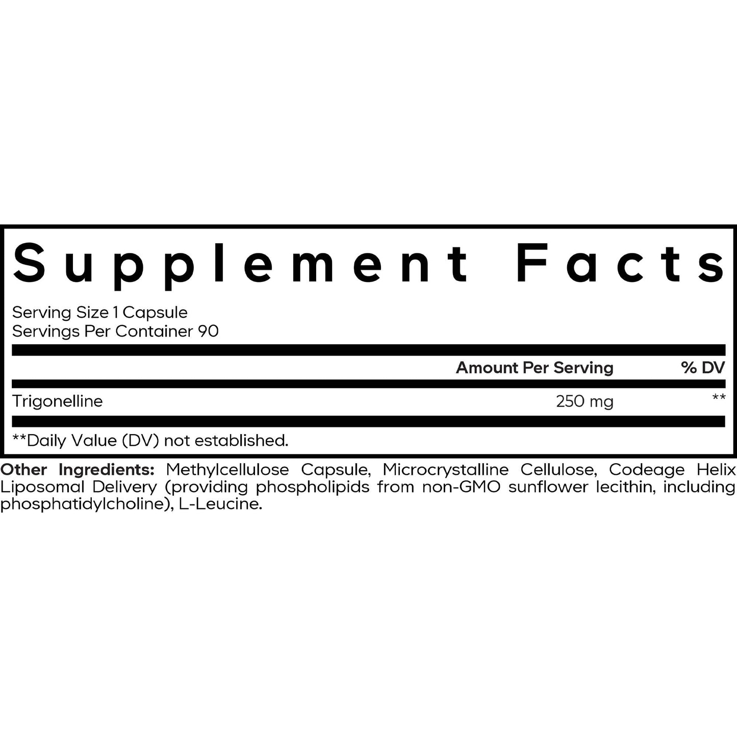 Liposomal Trigonelline - Vegan America