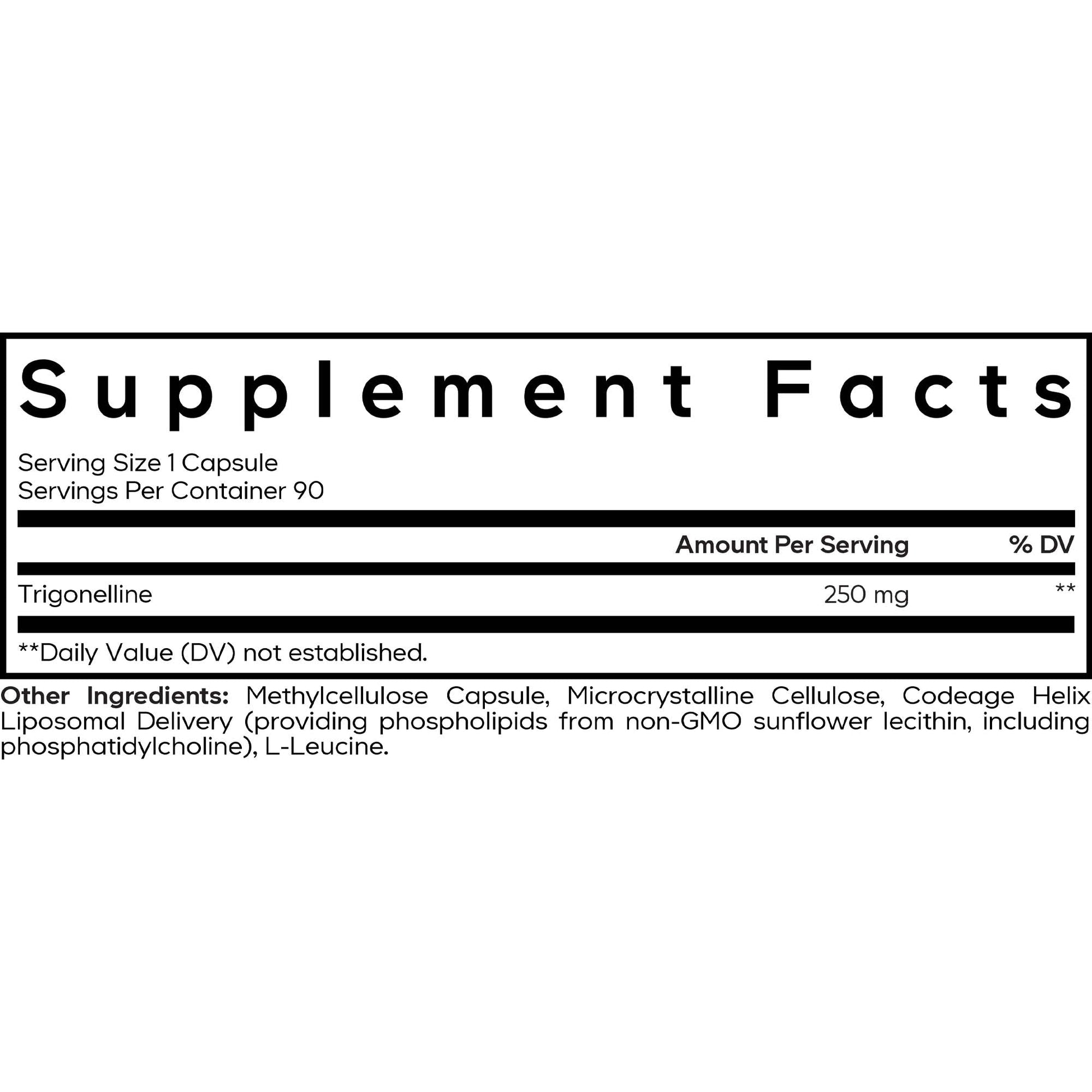 Liposomal Trigonelline - Vegan America