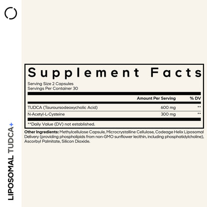 Liposomal TUDCA+ - Vegan America