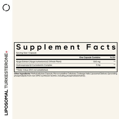 Liposomal Turkesterone - Vegan America
