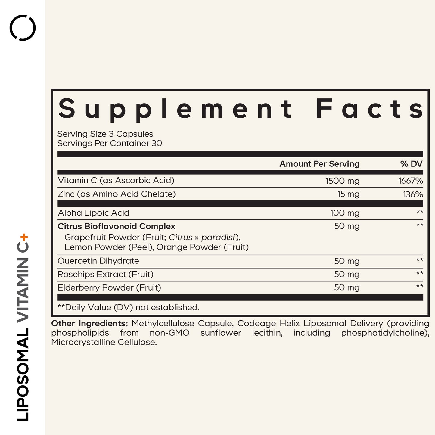 Liposomal Vitamin C+