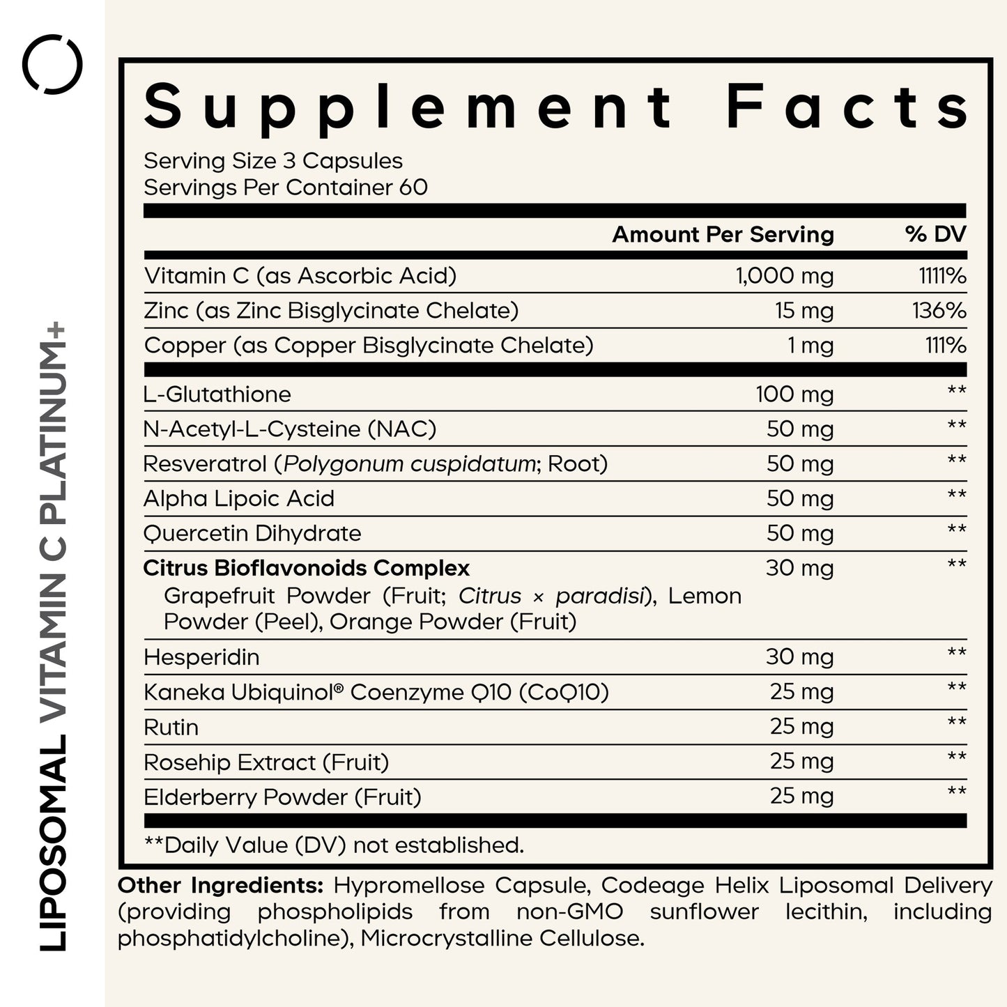 Liposomal Vitamin C+ Platinum