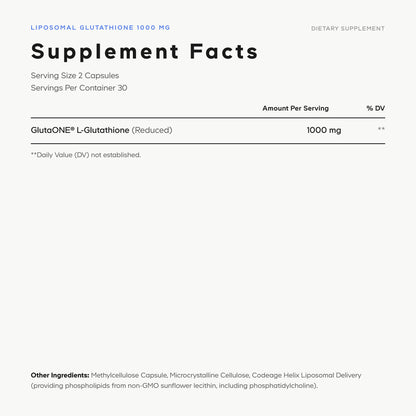 Liposomal Glutathione 1000 mg