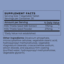 Vegan Milk Thistle Seed Liver Cleanse Supplement