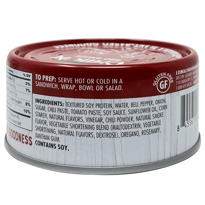 Loma Linda - Plant-Based Chik'n - In BBQ Sauce, 5oz