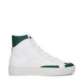Piñatex® & AppleSkin® Vegan High-Top Sneakers London Green - Vegan America