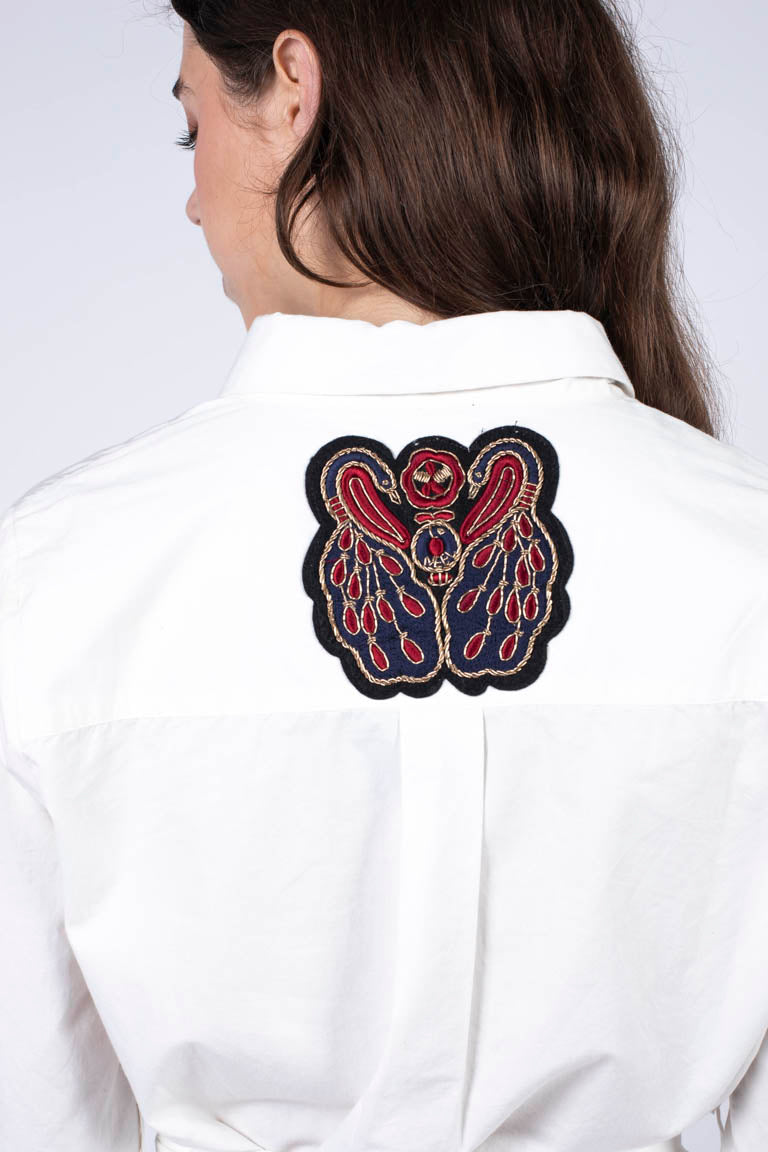 Robe Chemise Avika White