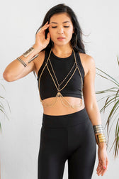 LOUNGE CROP - BLACK - Vegan America