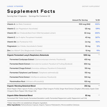 Lungs Vitamins