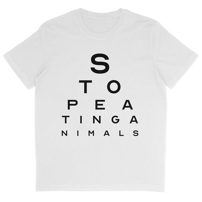 Stop Eating Animals Eye Exam T-Shirt