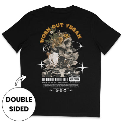 Floral Skeleton Streetwear T-Shirt