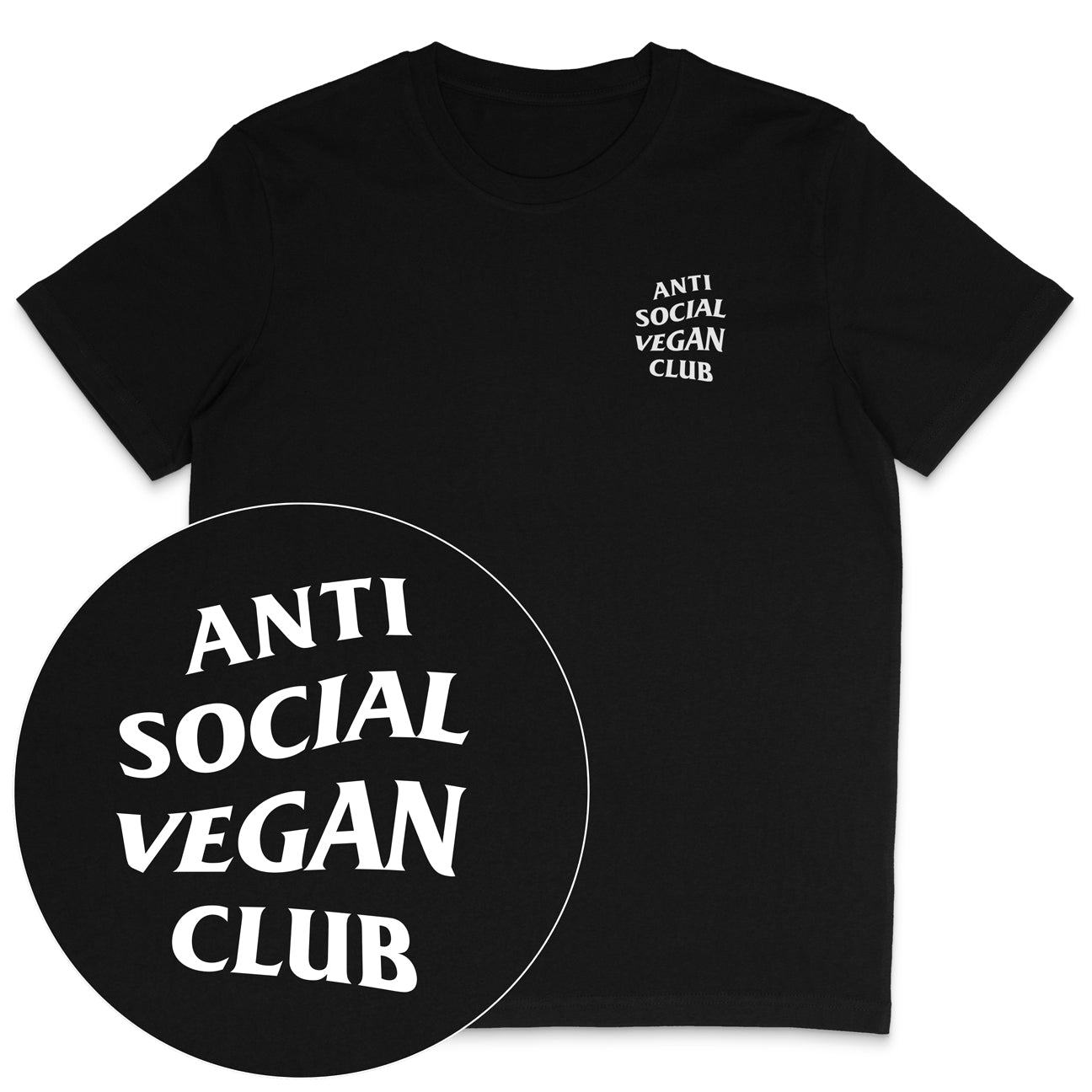 Anti Social Vegan Club Streetwear T-Shirt
