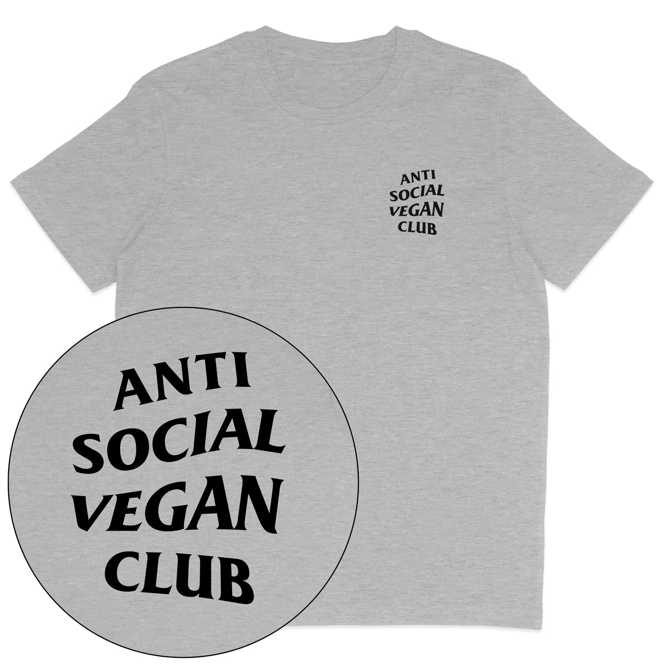 Anti Social Vegan Club Streetwear T-Shirt