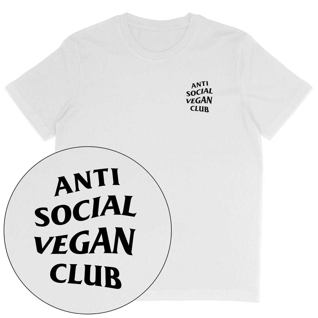 Anti Social Vegan Club Streetwear T-Shirt