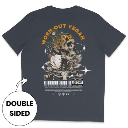 Floral Skeleton Streetwear T-Shirt