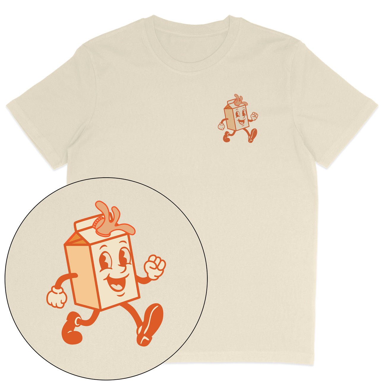 Oat Milk Streetwear T-Shirt