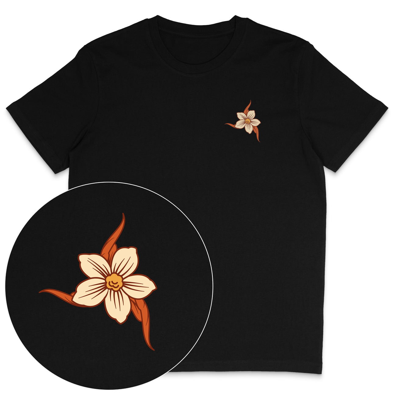Plant-Based Flowers Streetwear T-Shirt