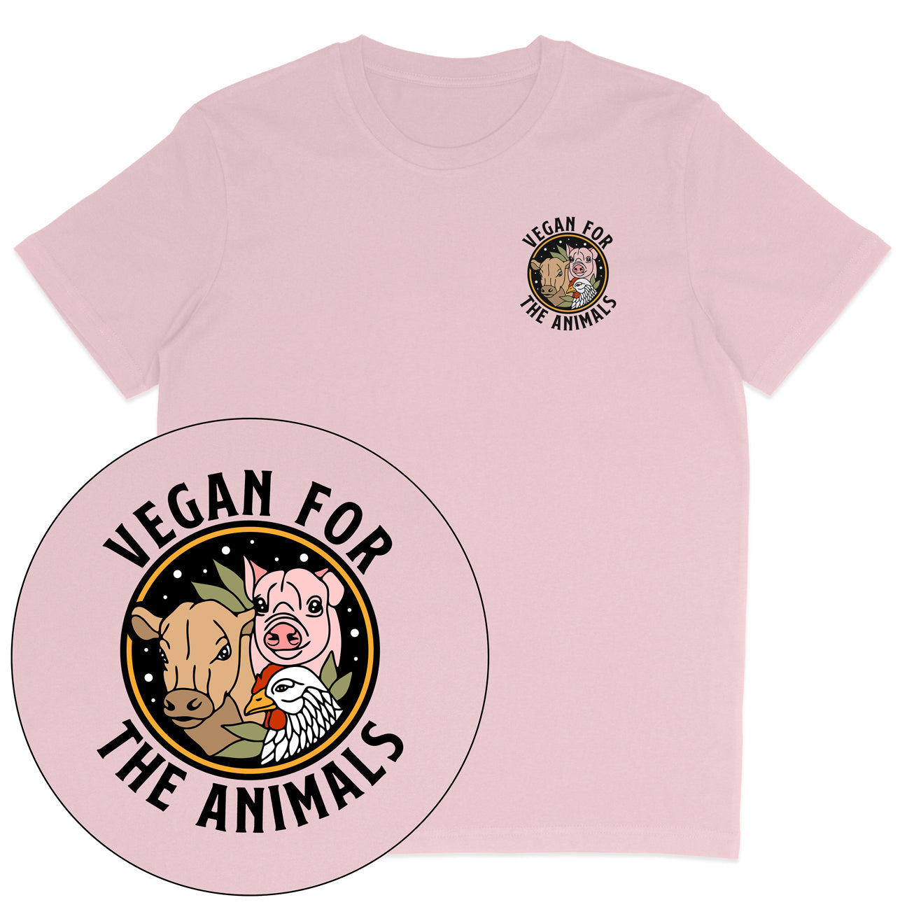 Vegan For The Animals Earthlings T-Shirt