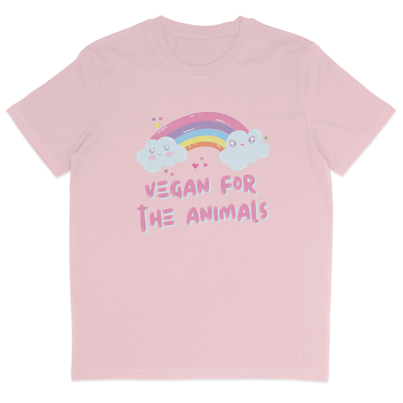 Vegan For The Animals Rainbow T-Shirt