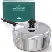 12 Inch Sauté Pan with Lid - Vegan America