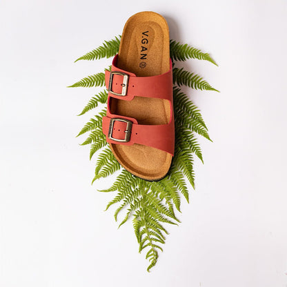 Mango Comfort Footbed Sandals - Vegan America