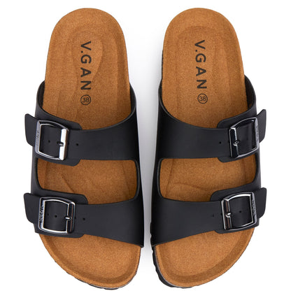 Mango Comfort Footbed Sandals - Vegan America