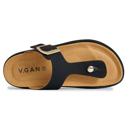 Marjoram Comfort Footbed Sandals - Vegan America