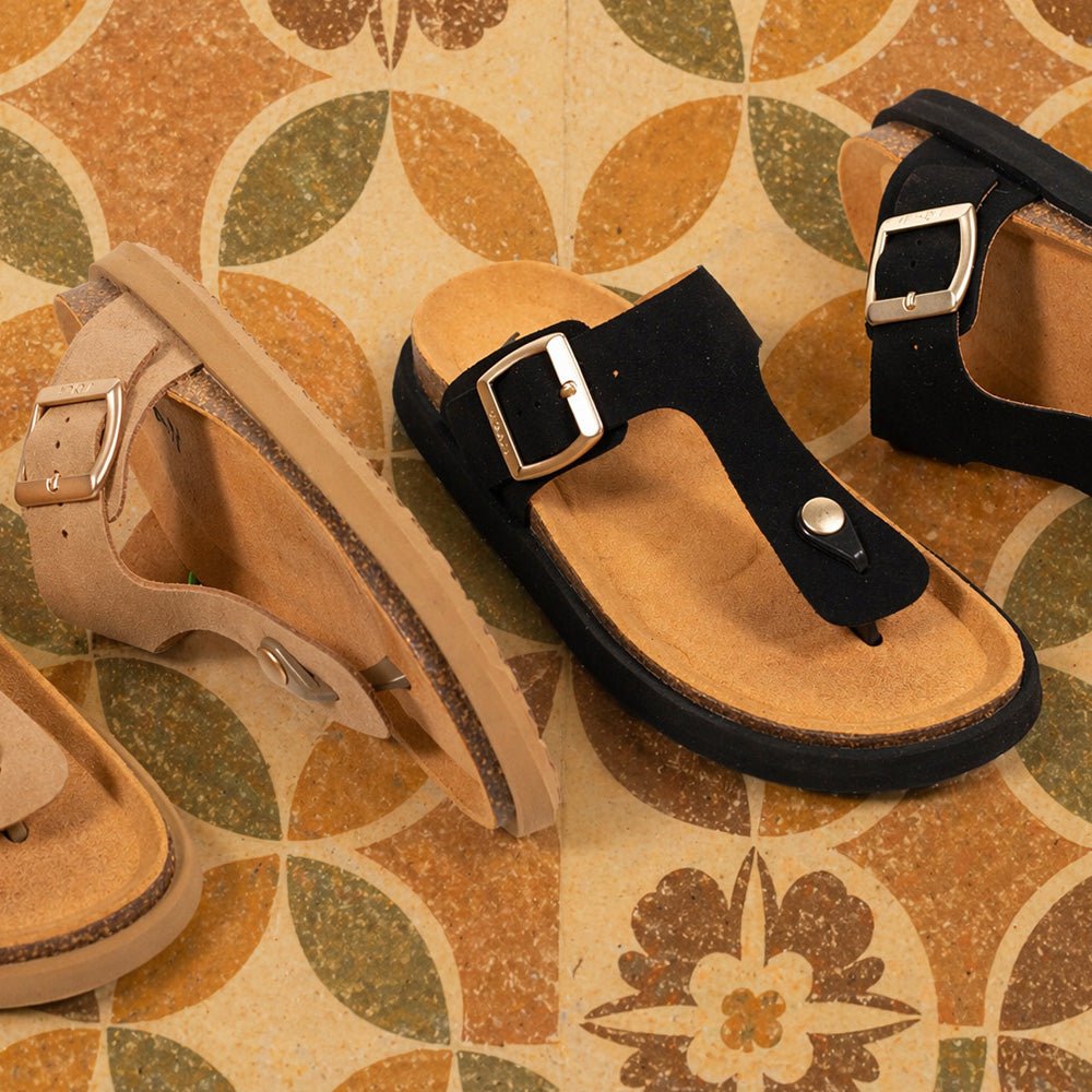 Marjoram Comfort Footbed Sandals - Vegan America