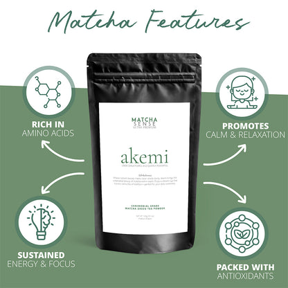 Ceremonial Grade Matcha Green Tea Powder — Akemi