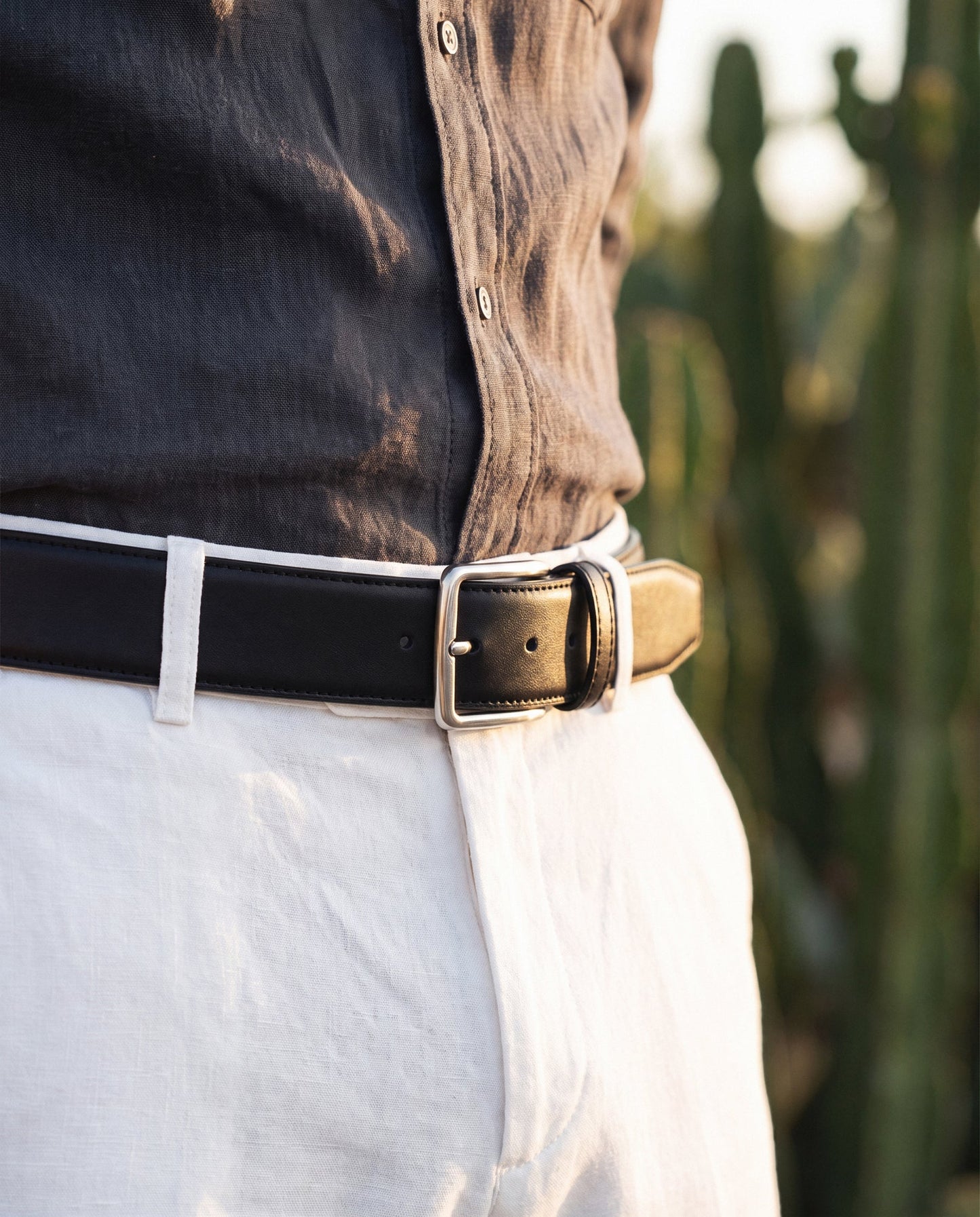 Men's Desserto® Vegan Belt Oliana Black