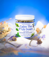 Calm The F*ck Down • Loose leaf herbal tea for a calm mood, calm belly, and calm mind - Vegan America
