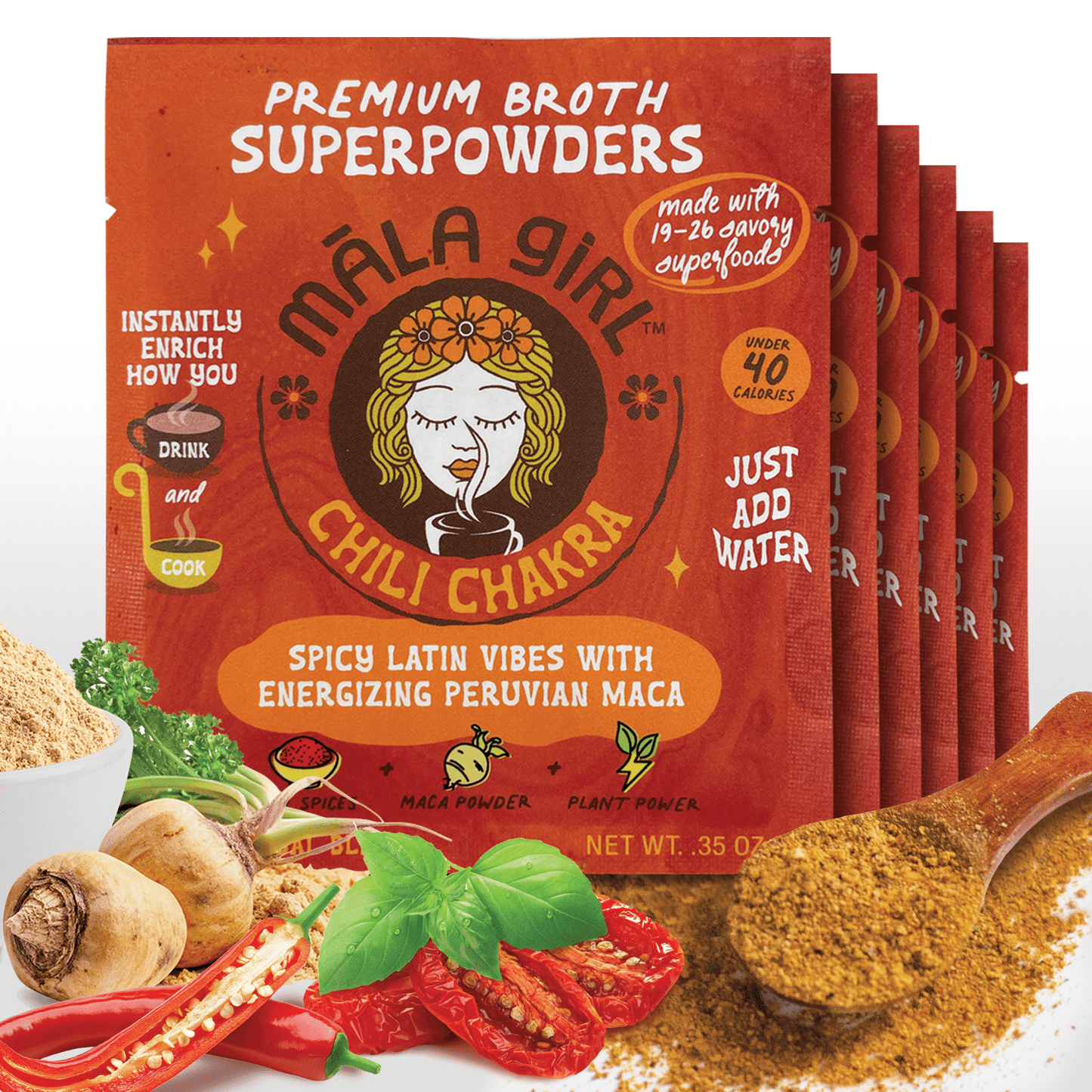 Chili Chakra Superfood Broth Powder - Vegan America