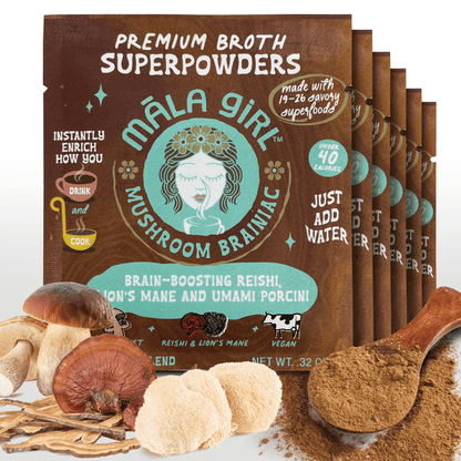 Mushroom Brainiac Superfood Broth Powder - Vegan America
