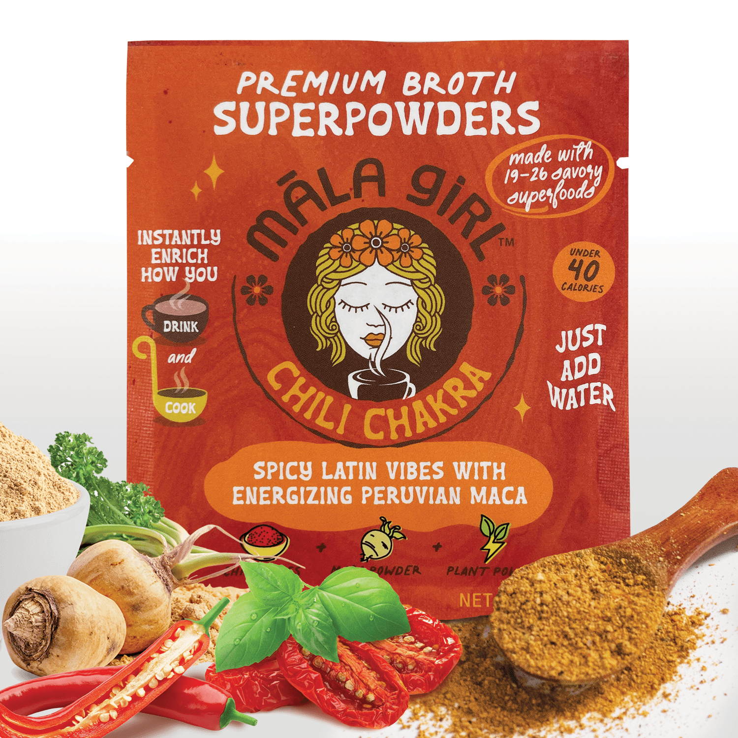 Chili Chakra Superfood Broth Powder - Vegan America