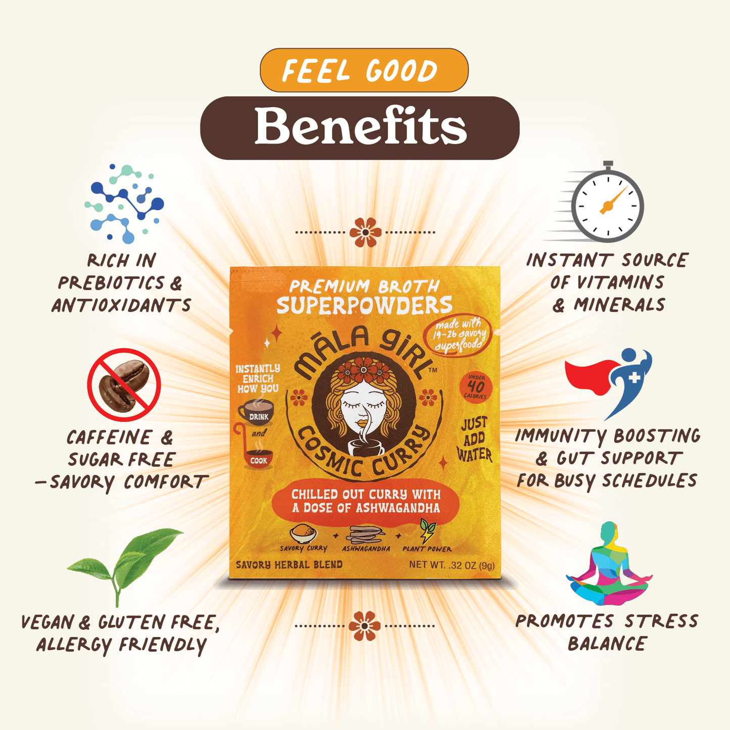 Cosmic Curry Superfood Broth Powder - Vegan America