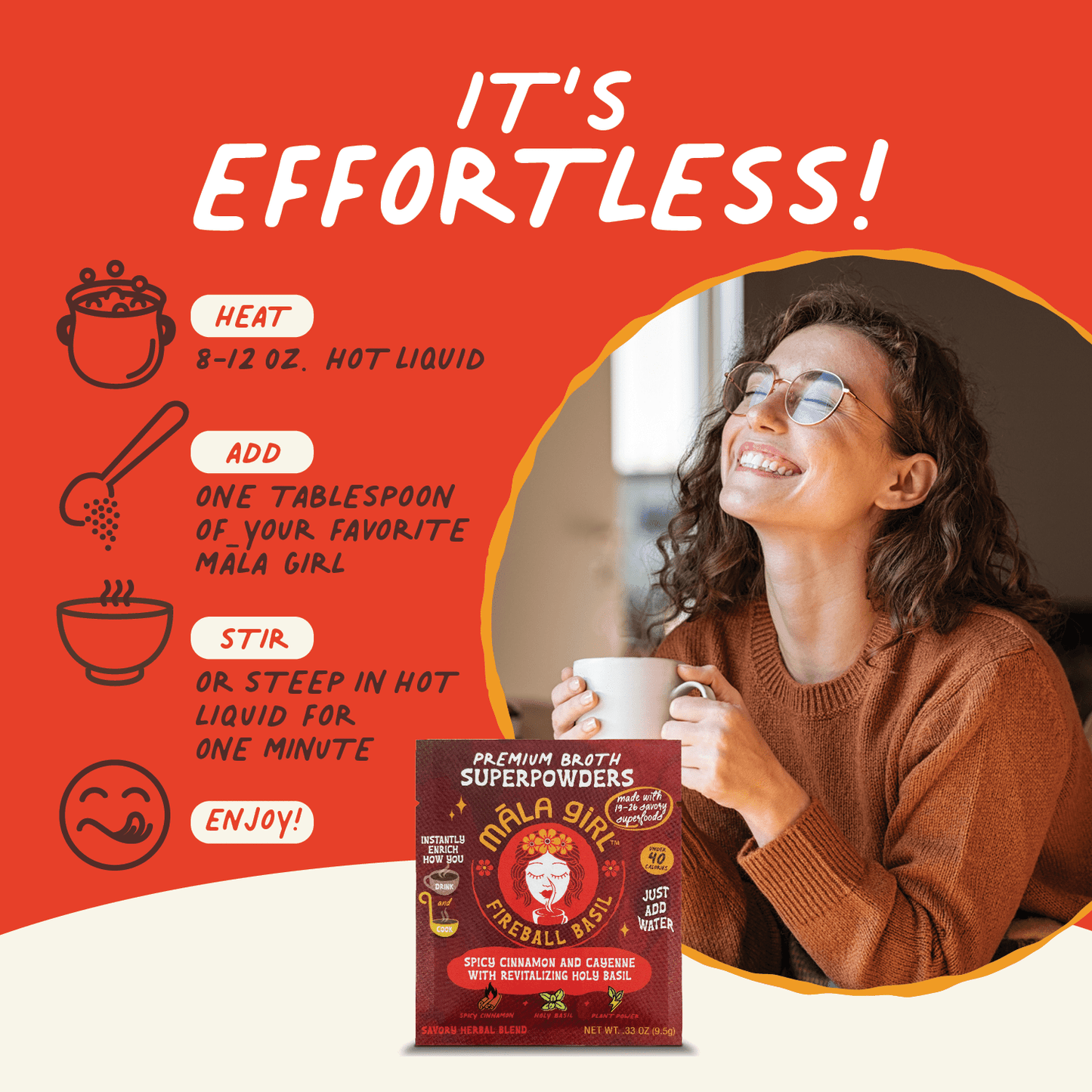 Fireball Basil Superfood Broth Powder - Vegan America