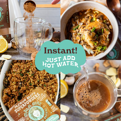 Mushroom Brainiac Superfood Broth Powder - Vegan America