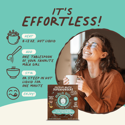 Mushroom Brainiac Superfood Broth Powder - Vegan America