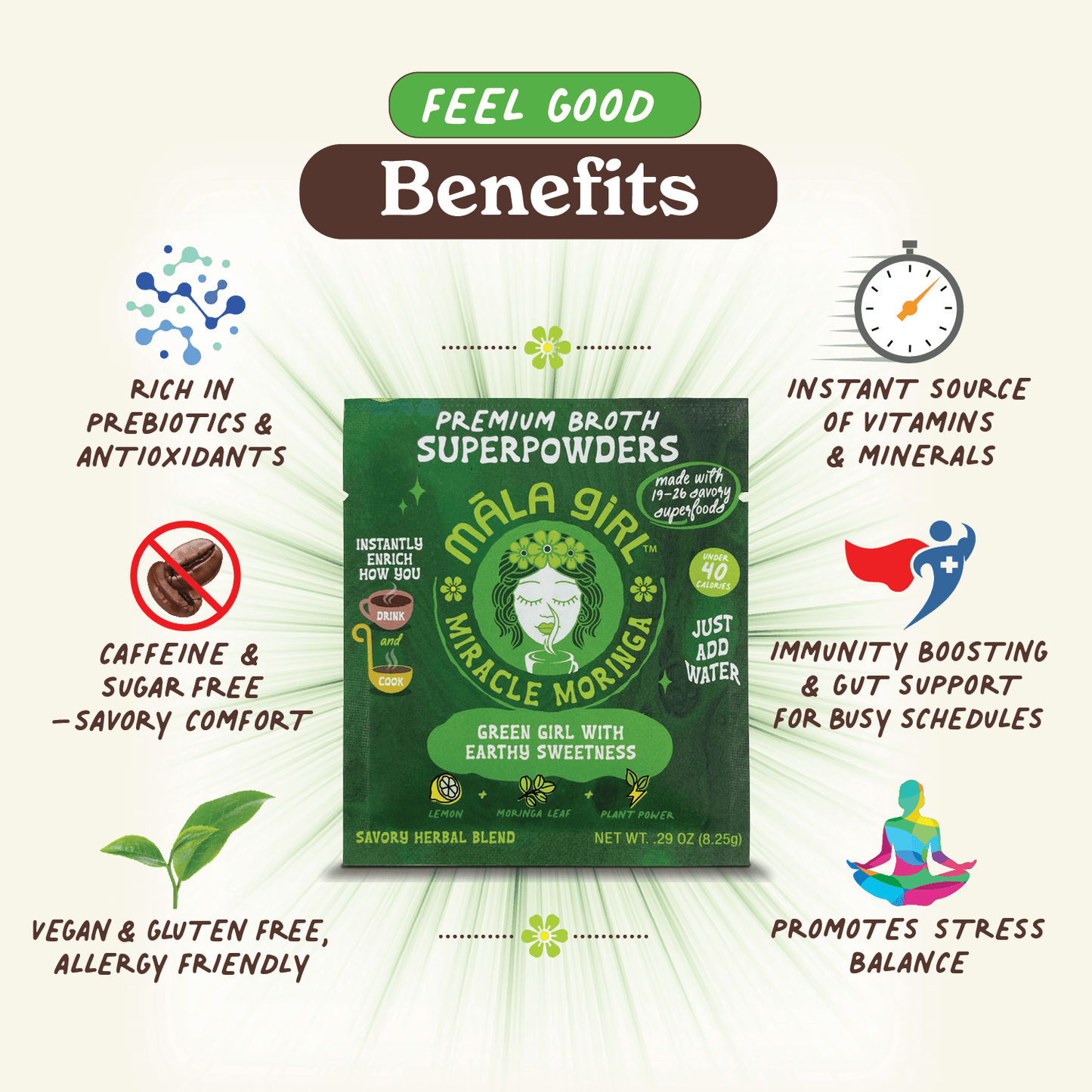 Miracle Moringa Superfood Broth Powder - Vegan America