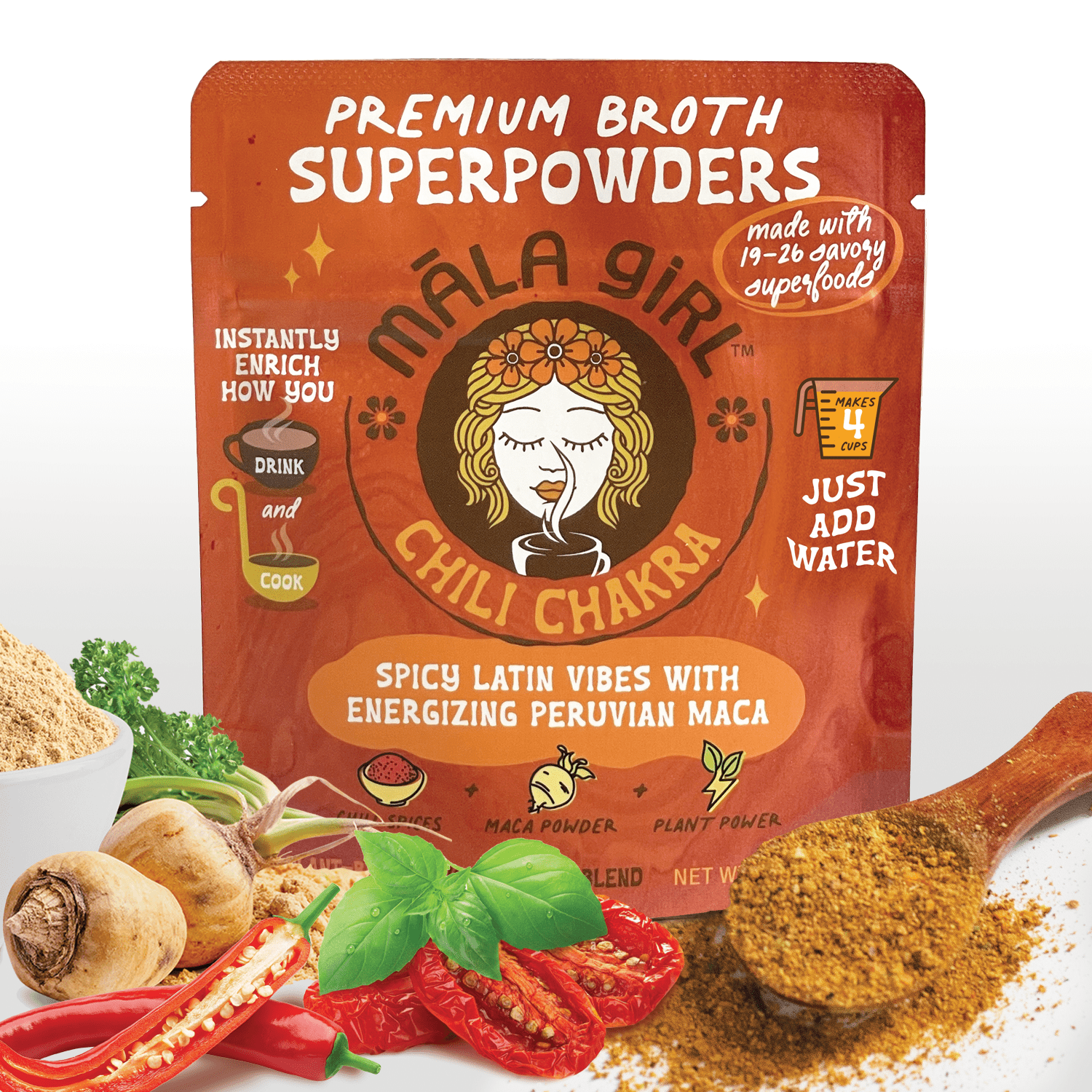 Chili Chakra Superfood Broth Powder - Vegan America