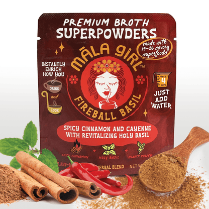 Fireball Basil Superfood Broth Powder - Vegan America