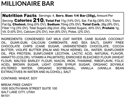 Vegan Millionaire Bar - Vegan America