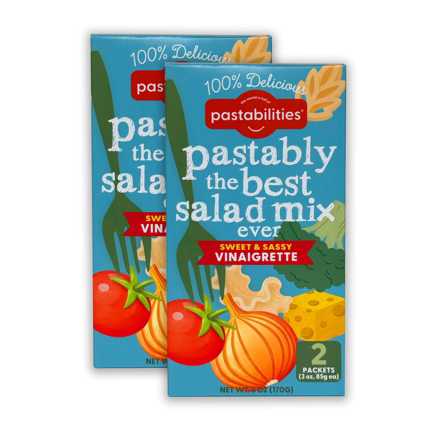 Pastably the BEST salad mix Ever - Sweet & Sassy Vinaigrette