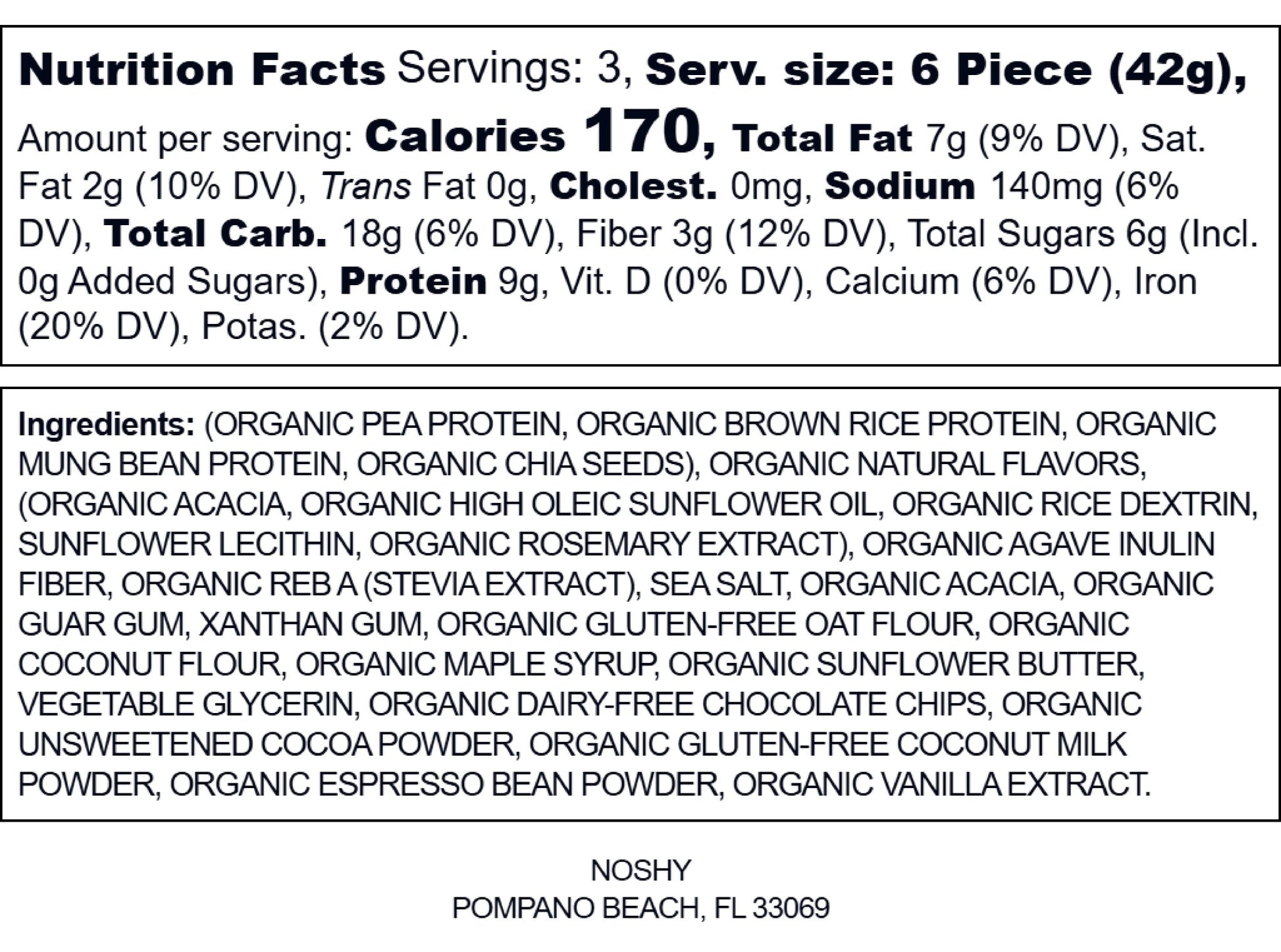 Mocha Madness Protein Poppers (3 - Pack) - Vegan America