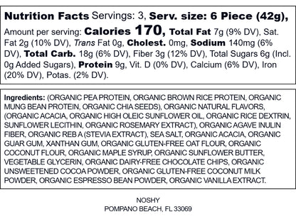 Mocha Madness Protein Poppers (3 - Pack) - Vegan America