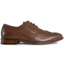Mocha Brogue Shoes - Vegan America
