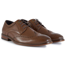 Mocha Brogue Shoes - Vegan America